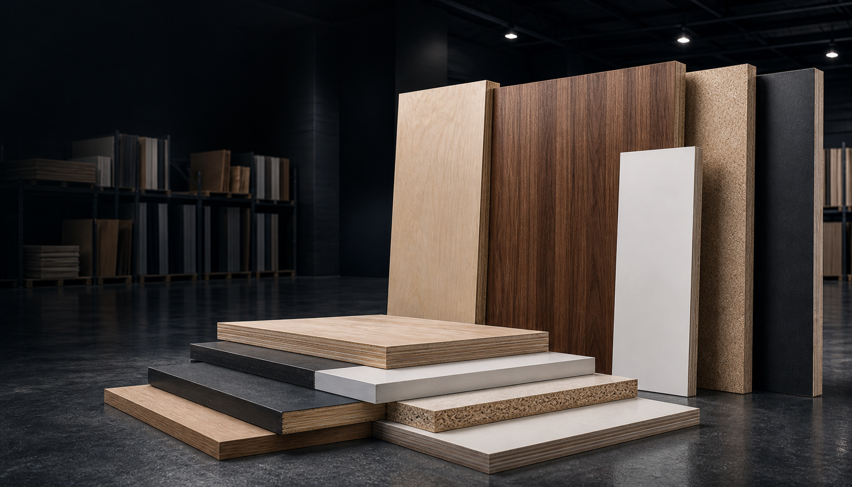 Premium plywood, MDF, particleboard and decorative panel collection